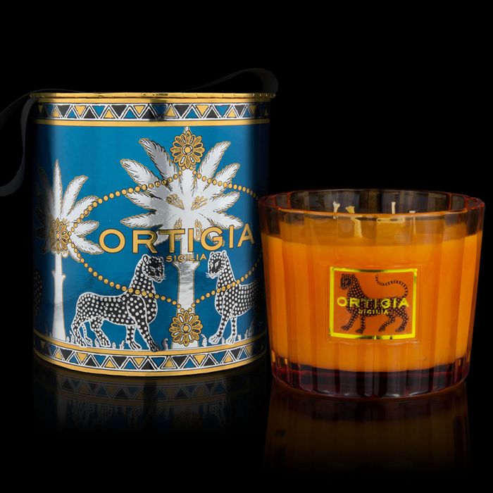 ORTIGIA AMBRA NERA 4 WICK CANDLE